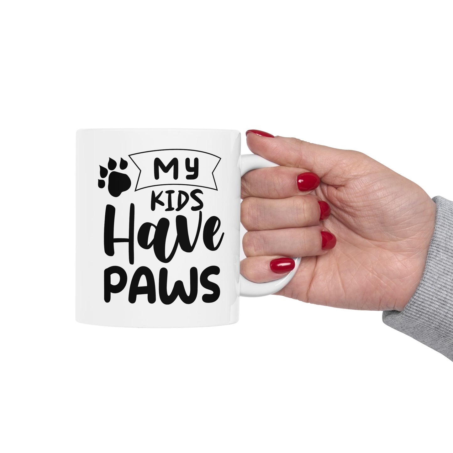 My Kids Have Paws Mug - Dudley’s Doggie Den
