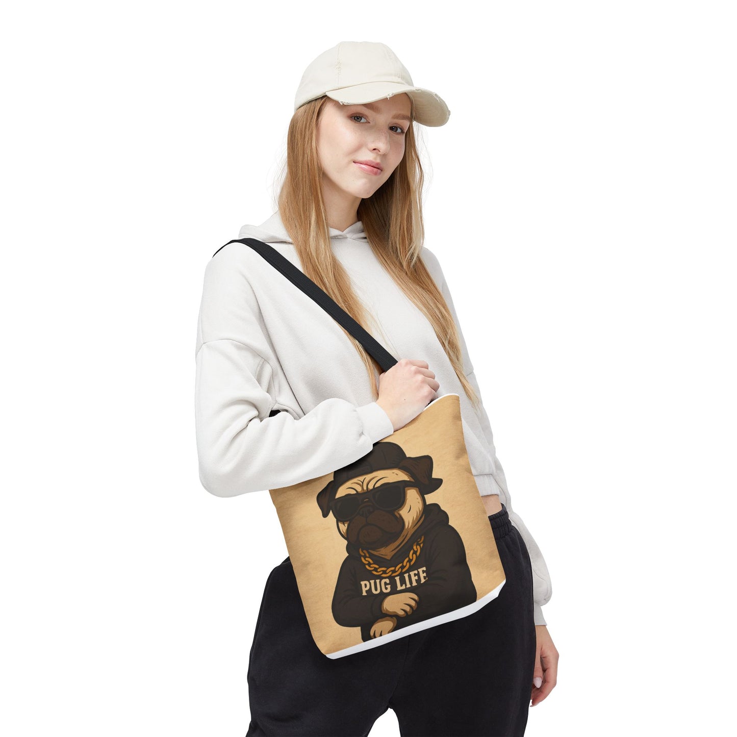 Cool Pug Life Tote Bag - Stylish Pet Lover's Accessory - Dudley’s Doggie Den