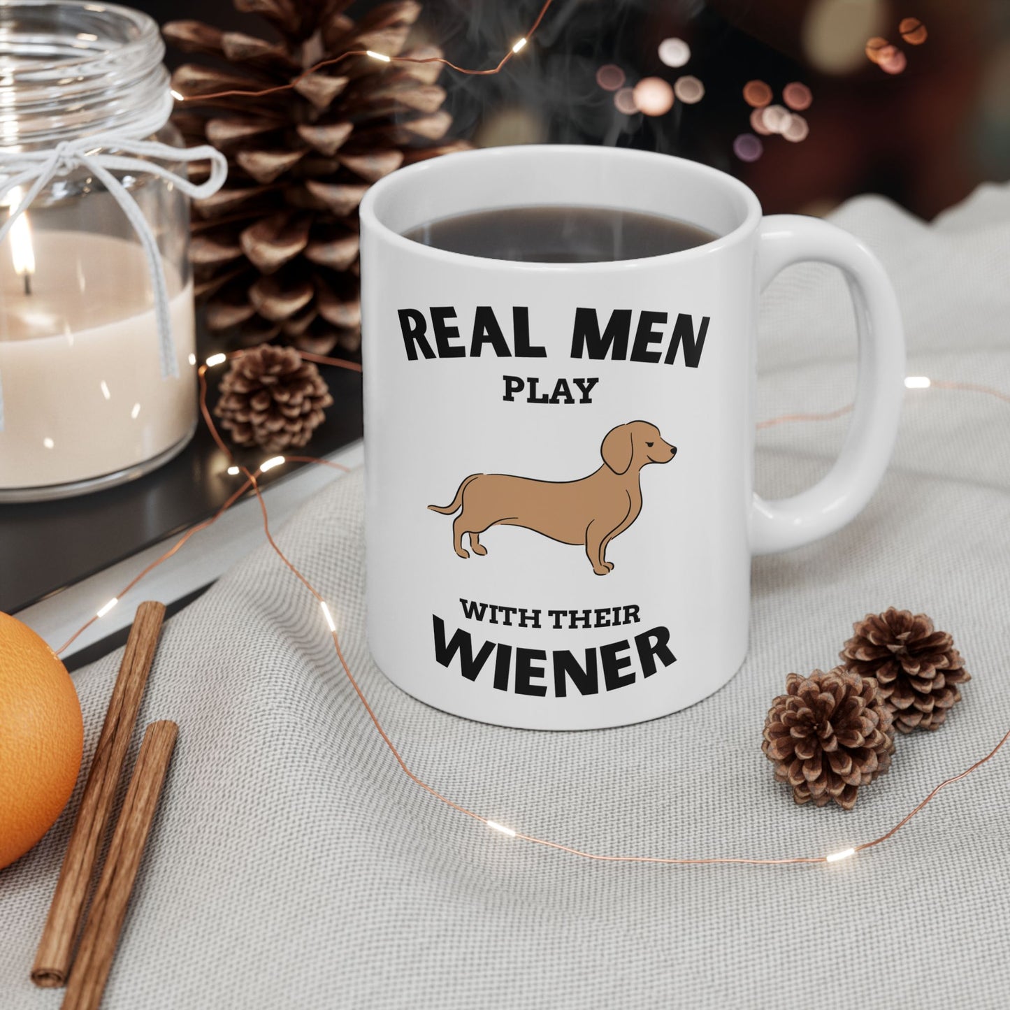 Wiener Play Mug - Ideal Gift for Coffee Lovers - Dudley’s Doggie Den