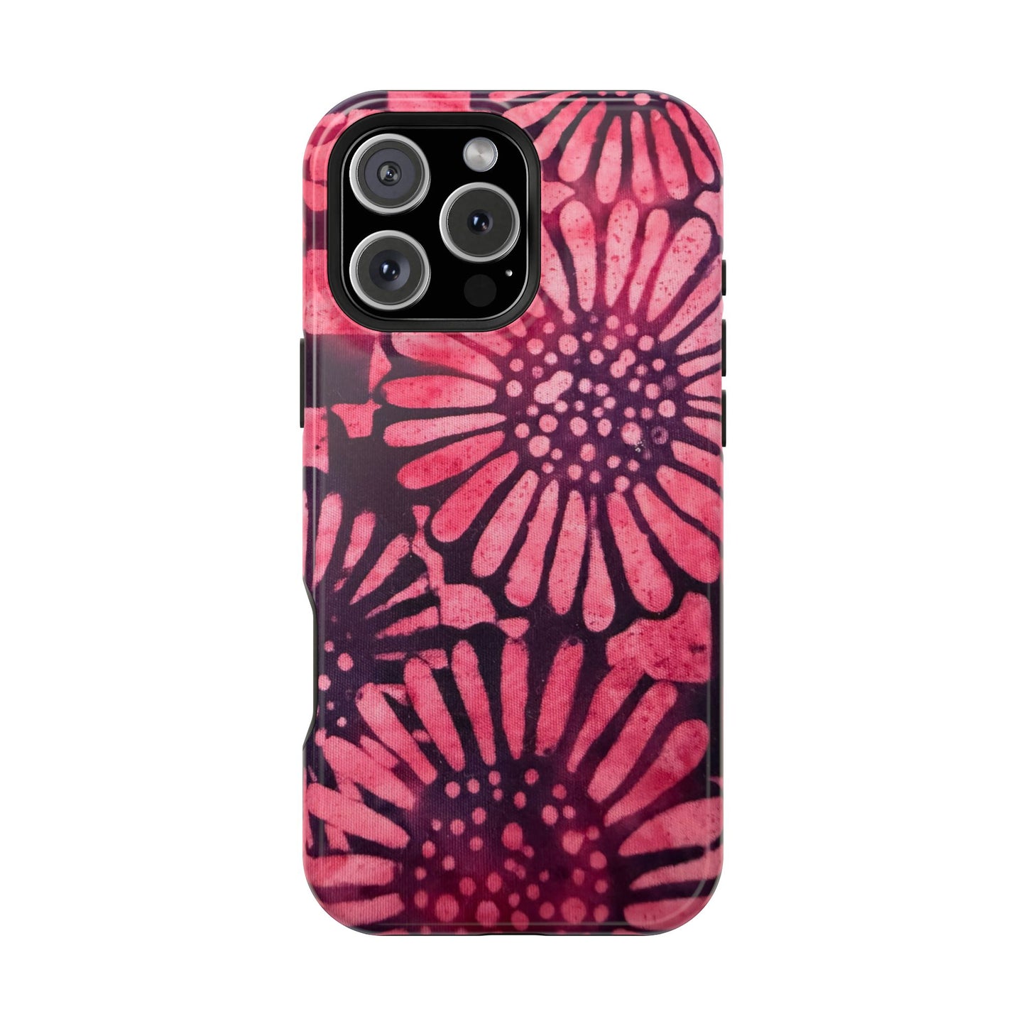 Floral Magnetic Tough Case for iPhone, Vibrant Flower Design, Unique Phone Cover, Trendy Gift for Her, Durable Protection - Dudley’s Doggie Den