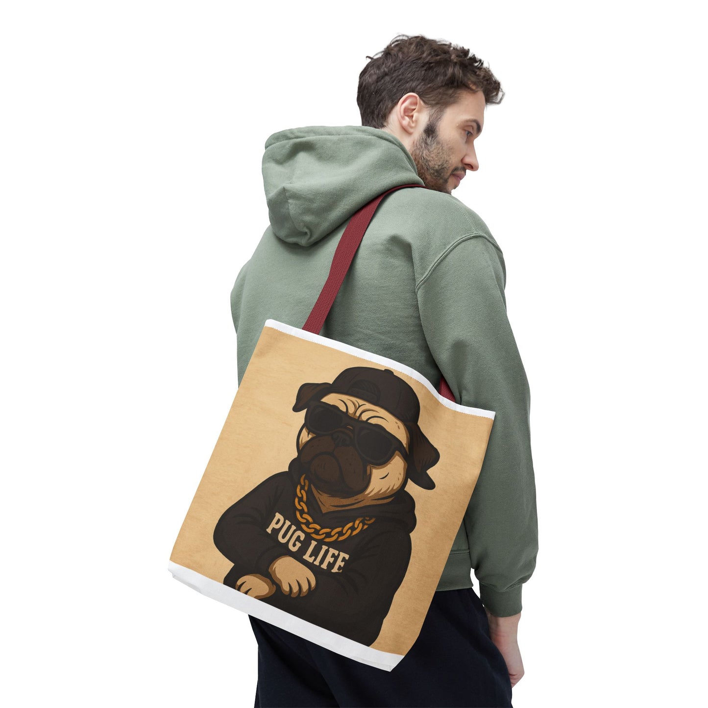 Cool Pug Life Tote Bag - Stylish Pet Lover's Accessory - Dudley’s Doggie Den