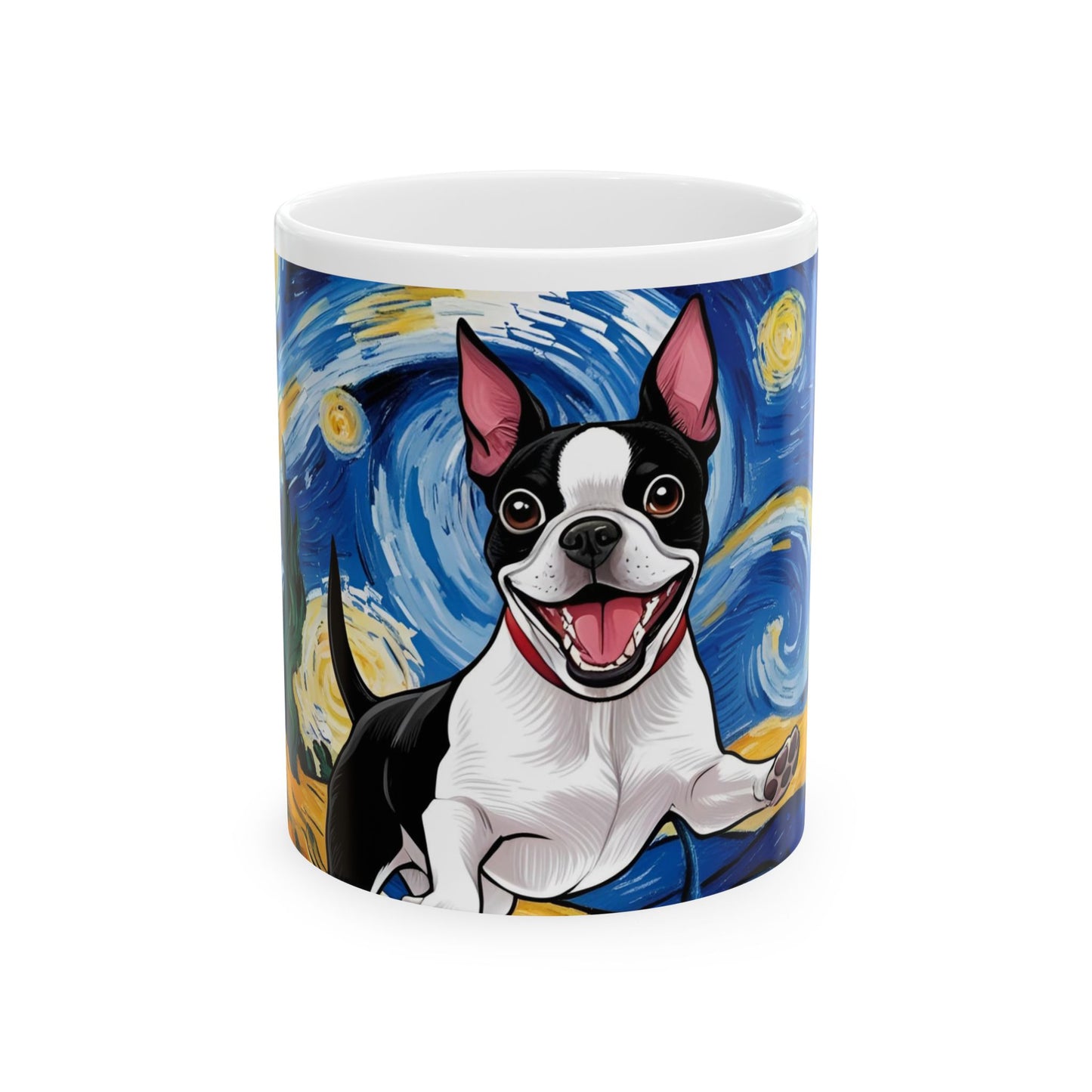 happy boston Mug - Ideal Gift for Coffee Lovers - Dudley’s Doggie Den