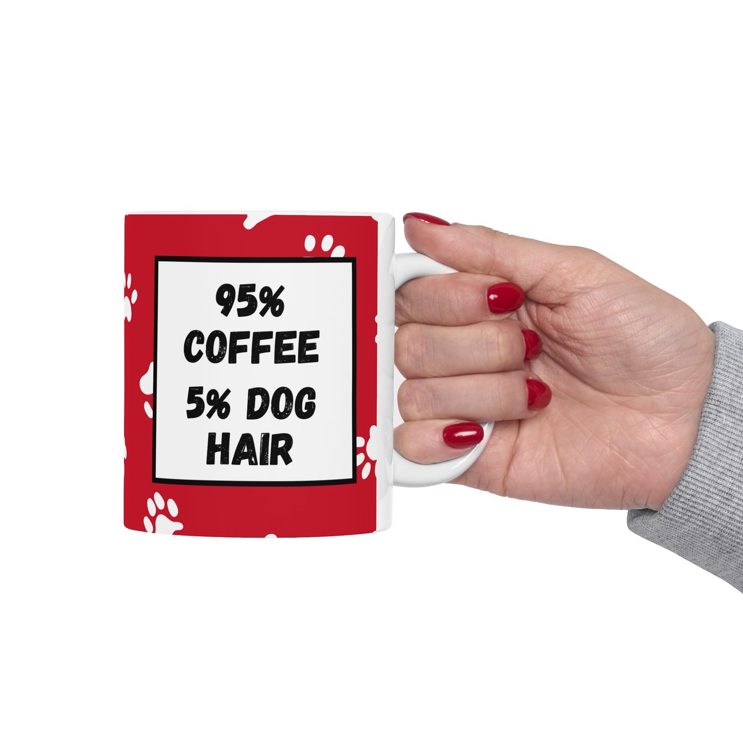 Dog Hair Ceramic Mug - Ideal Gift for Coffee Lovers - Dudley’s Doggie Den