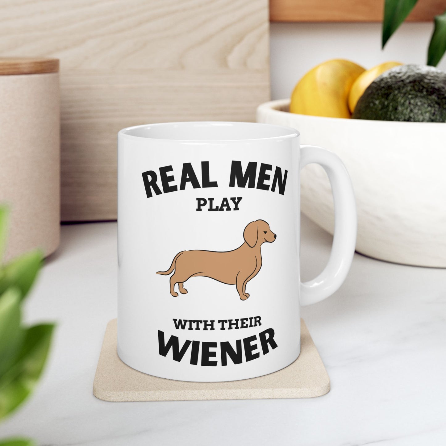 Wiener Play Mug - Ideal Gift for Coffee Lovers - Dudley’s Doggie Den