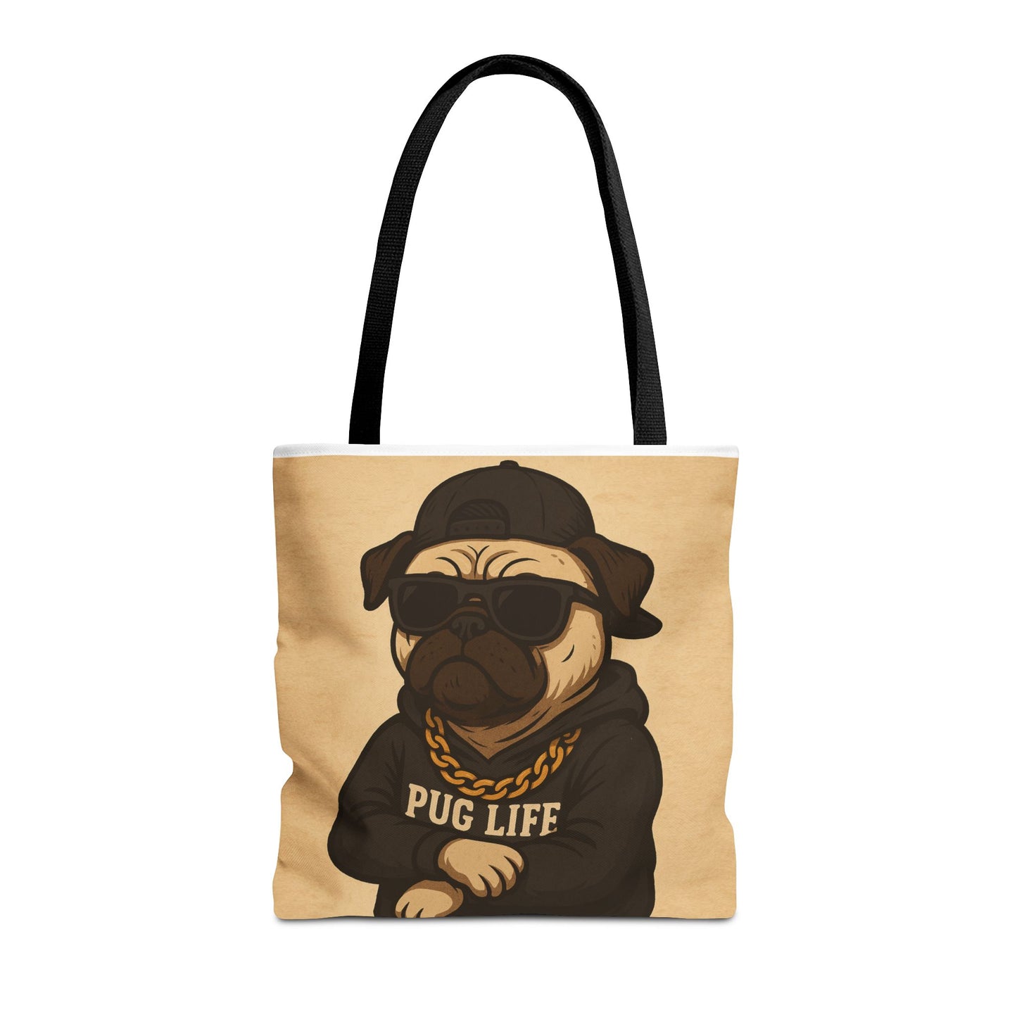 Cool Pug Life Tote Bag - Stylish Pet Lover's Accessory - Dudley’s Doggie Den