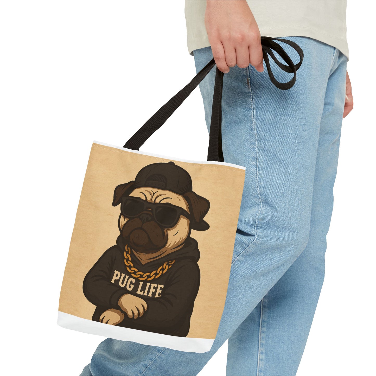 Cool Pug Life Tote Bag - Stylish Pet Lover's Accessory - Dudley’s Doggie Den