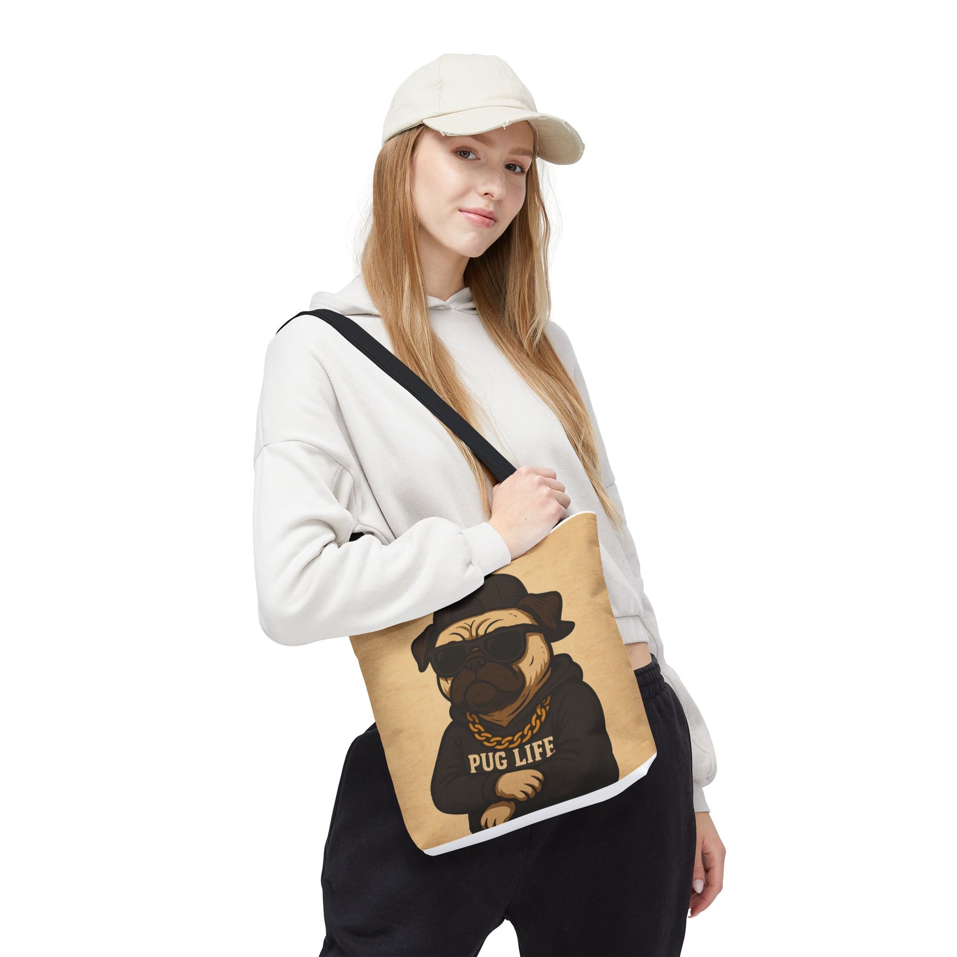 Cool Pug Life Tote Bag - Stylish Pet Lover's Accessory - Dudley’s Doggie Den