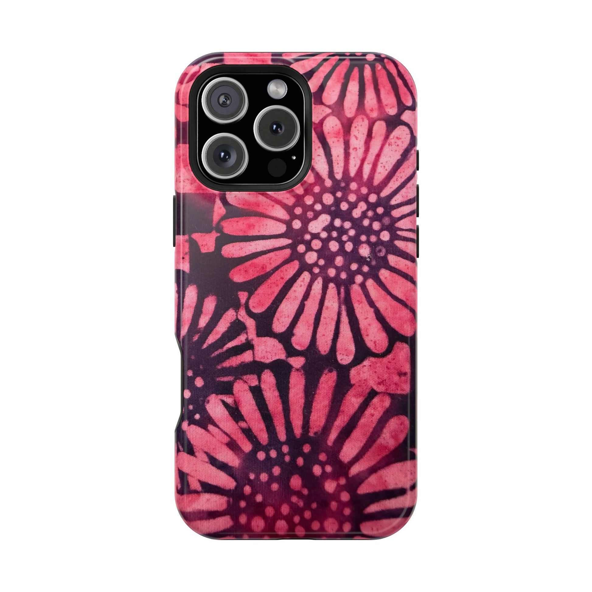 Floral Magnetic Tough Case for iPhone, Vibrant Flower Design, Unique Phone Cover, Trendy Gift for Her, Durable Protection - Dudley’s Doggie Den