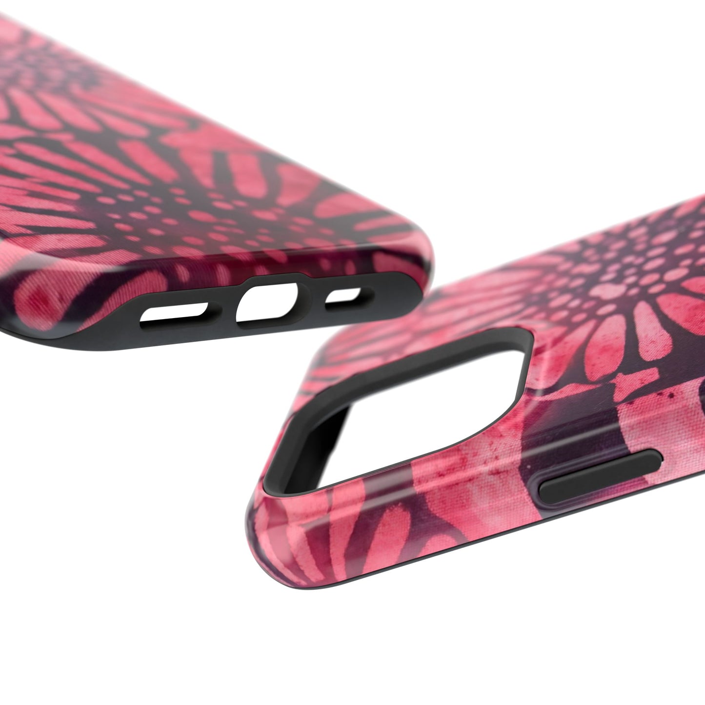 Floral Magnetic Tough Case for iPhone, Vibrant Flower Design, Unique Phone Cover, Trendy Gift for Her, Durable Protection - Dudley’s Doggie Den