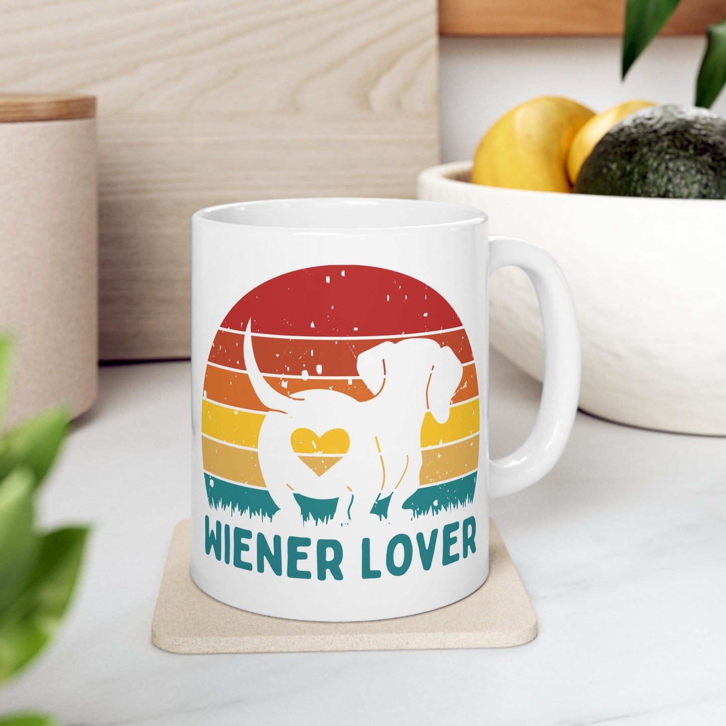 Wiener Lover Dachshund Mug - Dudley’s Doggie Den