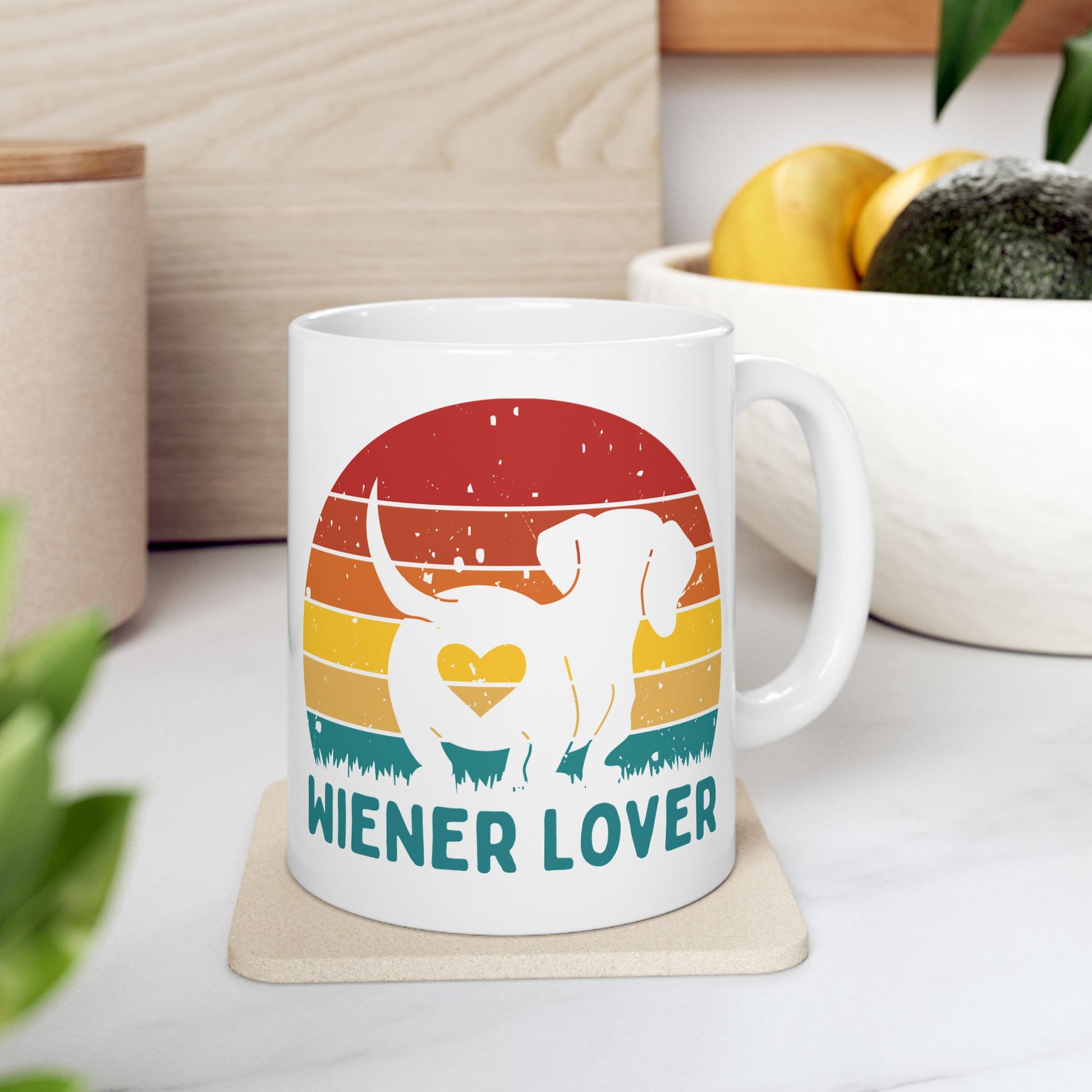Wiener Lover Dachshund Mug - Dudley’s Doggie Den
