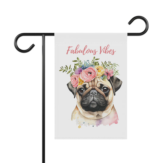 Fabulous Vibes Pug Banner - Dudley’s Doggie Den