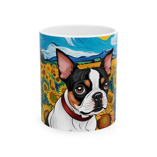 boston sun flowers Mug - Ideal Gift for Coffee Lovers - Dudley’s Doggie Den