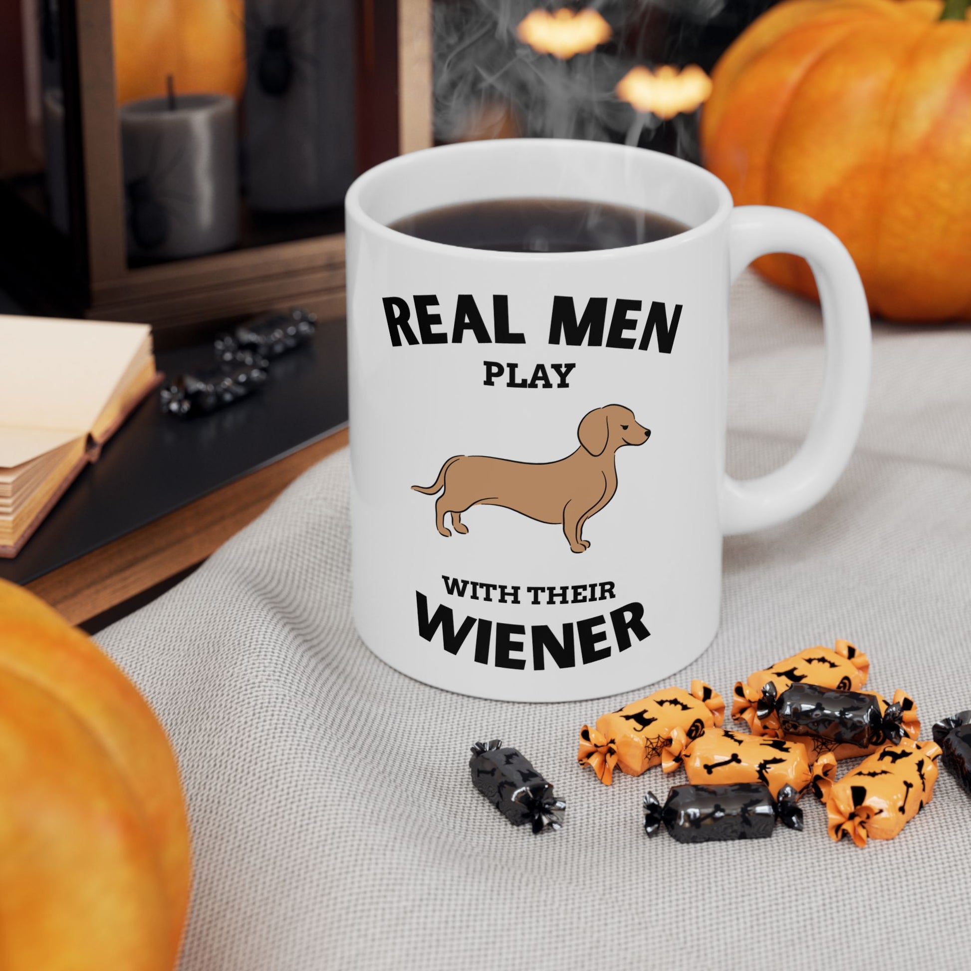 Wiener Play Mug - Ideal Gift for Coffee Lovers - Dudley’s Doggie Den