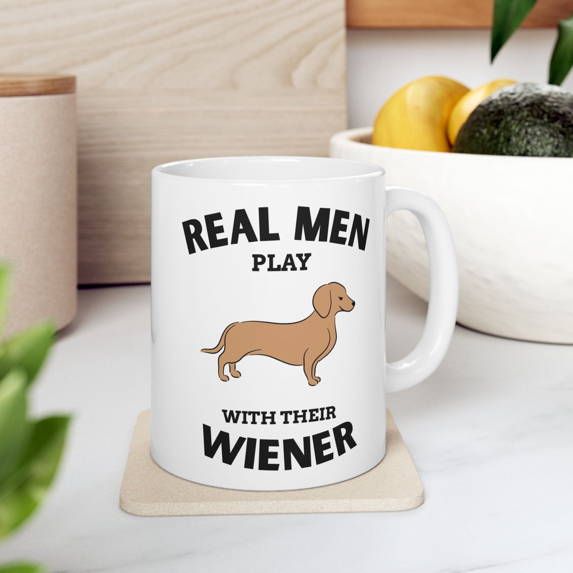 Wiener Play Mug - Ideal Gift for Coffee Lovers - Dudley’s Doggie Den