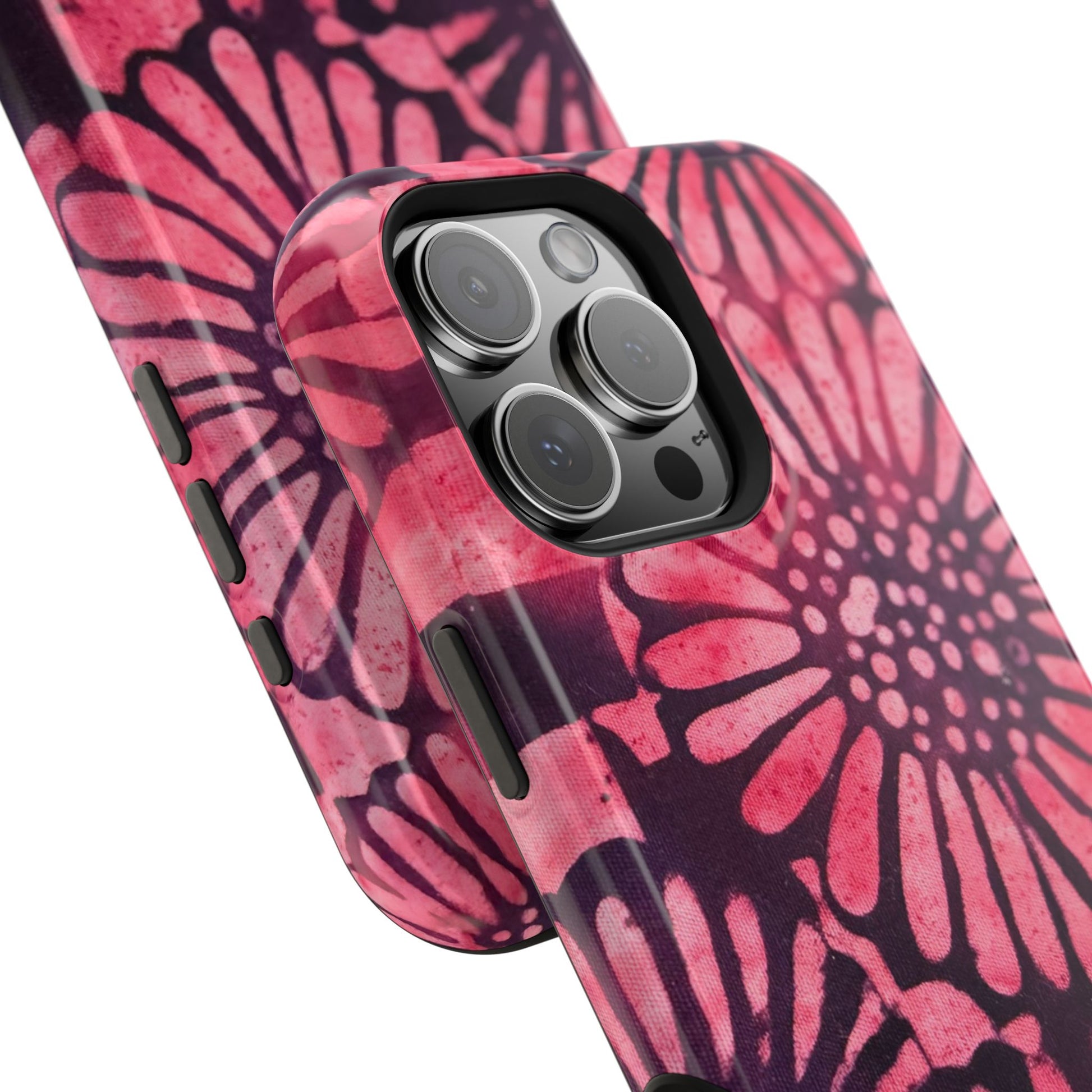 Floral Magnetic Tough Case for iPhone, Vibrant Flower Design, Unique Phone Cover, Trendy Gift for Her, Durable Protection - Dudley’s Doggie Den