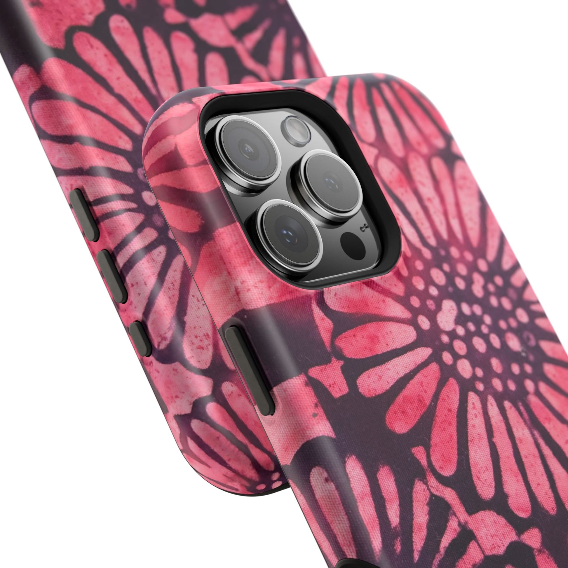 Floral Magnetic Tough Case for iPhone, Vibrant Flower Design, Unique Phone Cover, Trendy Gift for Her, Durable Protection - Dudley’s Doggie Den